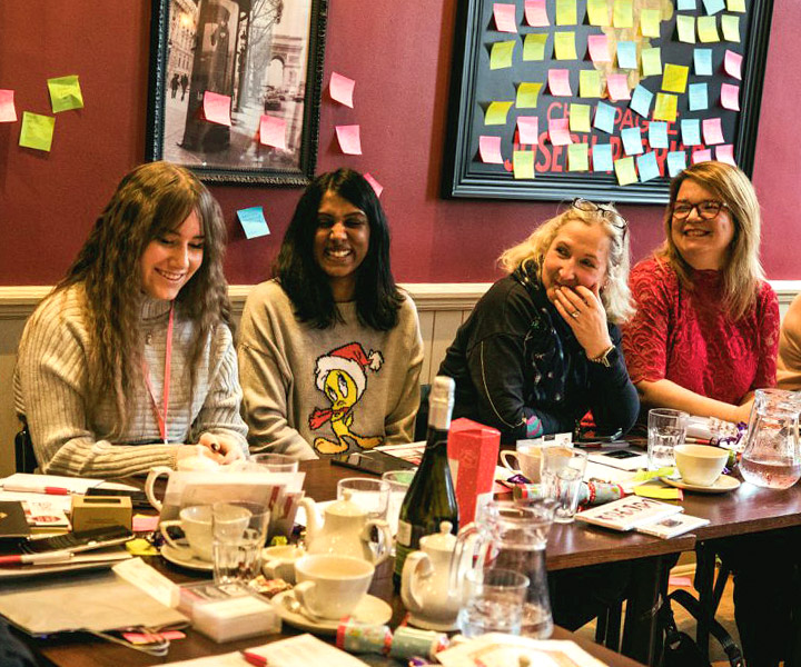 ladies at business networking in chingford