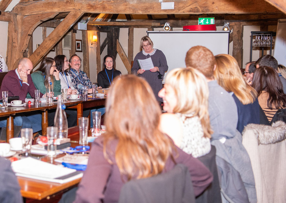people at a pop connect mixed networking meeting